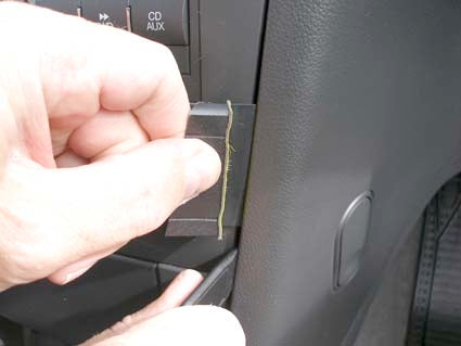 Brodit ProClip 853900 voor Chevrolet Epica 2007-2010 - montagepositie op dashboard