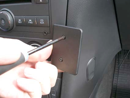 Brodit ProClip 853900 voor Chevrolet Epica 2007-2010 - detail van dashboardmontage