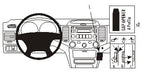Brodit ProClip 853917 voor Kia Optima 2006-2010 en Kia Magentis 2007-2010 - productfoto zwarte ABS montagebasis