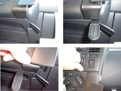 Brodit ProClip 853920 voor Nissan Versa Sedan 2007-2011, Nissan Versa Hatchback 2007-2012 e.a. - detail van dashboardmontage