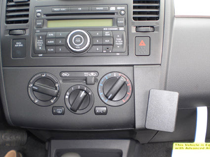 Brodit ProClip 853920 voor Nissan Versa Sedan 2007-2011, Nissan Versa Hatchback 2007-2012 e.a. - installatiepositie