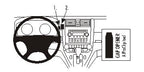 Brodit ProClip 853940 voor Honda CR-V 2007-2011 - productfoto zwarte ABS montagebasis