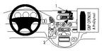 Brodit ProClip 853980 voor Mercedes Benz Sprinter 2000-2006 - productfoto zwarte ABS montagebasis