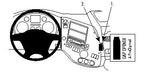 Brodit ProClip 853988 voor Daf XF 2006-2013 - productfoto zwarte ABS montagebasis