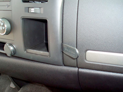 Brodit ProClip 854021 voor Chevrolet Silverado 2007-2013 - montagepositie op dashboard
