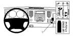 Brodit ProClip 854021 voor Chevrolet Silverado 2007-2013 - productfoto zwarte ABS montagebasis