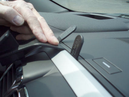 Brodit ProClip 854031 voor GMC Acadia 2007-2012 - montagepositie op dashboard