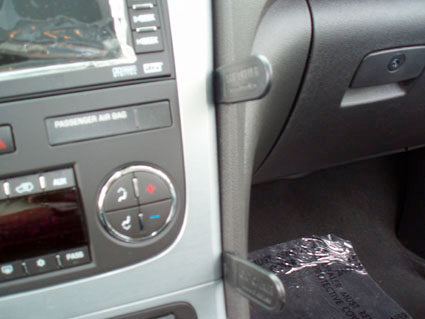 Brodit ProClip 854032 voor GMC Acadia 2007-2012 - montagepositie op dashboard