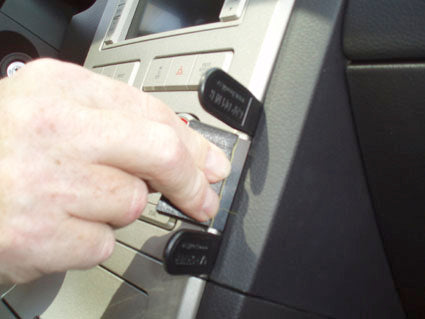Brodit ProClip 854045 voor Lincoln MKX 2007-2010 - montagepositie op dashboard