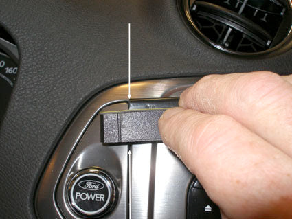 Brodit ProClip 854055 voor Ford Mondeo 2008-2014 - montagepositie op dashboard