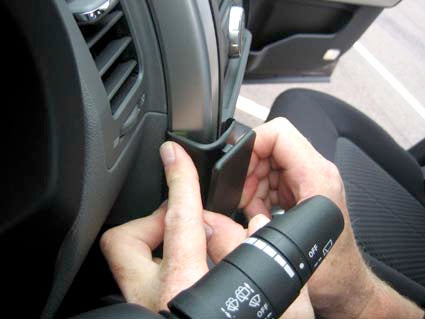 Brodit ProClip 854065 voor Nissan X-Trail 2008-2013 - ProClip geplaatst in het voertuig