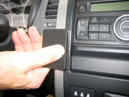 Brodit ProClip 854065 voor Nissan X-Trail 2008-2013 - detail van dashboardmontage