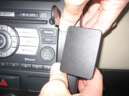 Brodit ProClip 854068 voor Nissan X-Trail 2008-2013 - detail van dashboardmontage