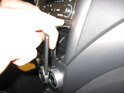 Brodit ProClip 854083 voor Subaru WRX 2008-2014, Subaru Outback Sport 2008-2011 e.a. - ProClip geplaatst in het voertuig