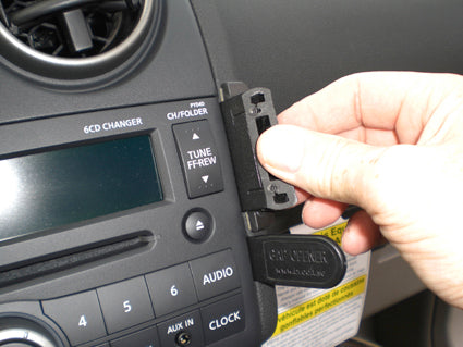 Brodit ProClip 854086 voor Nissan Rogue 2008-2010 - ProClip geplaatst in het voertuig