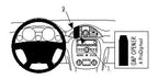 Brodit ProClip 854102 voor Buick Enclave 2008-2012 - productfoto zwarte ABS montagebasis