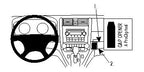 Brodit ProClip 854144 voor Honda CR-V 2008-2011 - productfoto zwarte ABS montagebasis