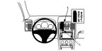 Brodit ProClip 854175 voor Cadillac BLS 2006-2010 - productfoto zwarte ABS montagebasis