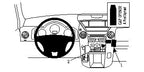 Brodit ProClip 854198 voor Honda Pilot 2009-2015 - productfoto zwarte ABS montagebasis
