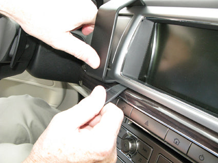 Brodit ProClip 854200 voor Jaguar XF 2009-2015 - montagepositie op dashboard