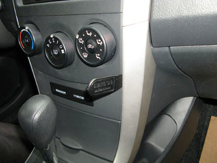 Brodit ProClip 854216 voor Toyota Corolla 2008-2011 - montagepositie op dashboard