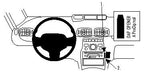 Brodit ProClip 854294 voor Citroen C3 Picasso 2009-2018 - productfoto zwarte ABS montagebasis