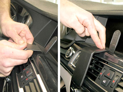 Brodit ProClip 854298 voor BMW 7-series F01, F02 2009-2015 - detail van dashboardmontage