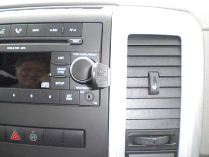 Brodit ProClip 854302 voor Dodge Ram Pick Up 4500/5500 2010-2012, Dodge Ram Pick Up 2500/3500 2010-2012 e.a. - montagepositie op dashboard