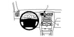 Brodit ProClip 854316 voor Kia Borrego 2009-2010 - productfoto zwarte ABS montagebasis
