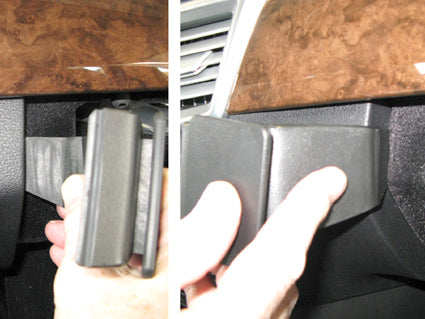 Brodit ProClip 854331 voor Mercedes Benz E-Class, Stationwagon 2010-2013, Mercedes Benz E-Class, Sedan 2009-2013 en Mercedes Benz E-Class, Sedan 2010-2014 - ProClip geplaatst in het voertuig