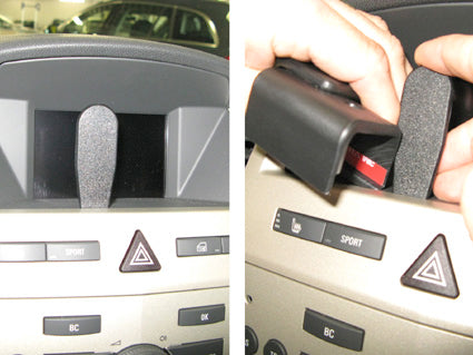 Brodit ProClip 854335 voor Opel Zafira B 2005-2011 - montagepositie op dashboard