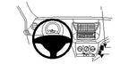 Brodit ProClip 854336 voor Nissan Pixo 2009-2015 en Suzuki Alto 2009-2016 - productfoto zwarte ABS montagebasis