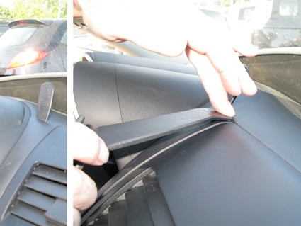 Brodit ProClip 854352 voor Mazda 3 2010-2013 - montagepositie op dashboard