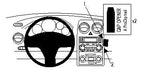 Brodit ProClip 854375 voor Pontiac G6 2009-2010 - productfoto zwarte ABS montagebasis