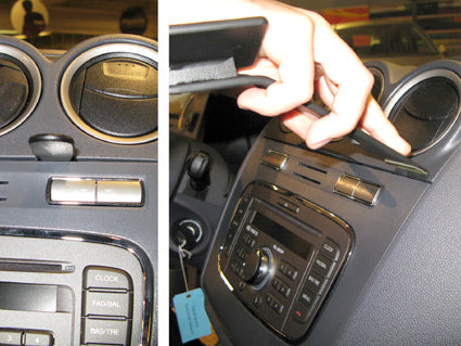 Brodit ProClip 854380 voor Ford Transit Connect 2010-2013 en Ford Tourneo Connect 2010-2013 - montagepositie op dashboard