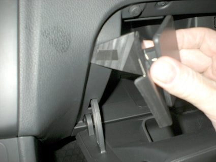 Brodit ProClip 854383 voor Volkswagen Polo 2010-2014 - ProClip geplaatst in het voertuig