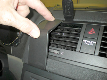 Brodit ProClip 854393 voor Skoda Yeti 2010-2015 - detail van dashboardmontage