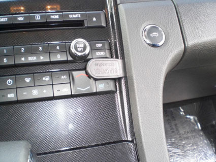 Brodit ProClip 854402 voor Ford Taurus 2010-2017 - montagepositie op dashboard