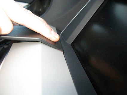 Brodit ProClip 854422 voor BMW 5-series GT F07 2010-2017 - detail van dashboardmontage