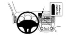 Brodit ProClip 854434 voor Kia Ceed 2010-2012 - productfoto zwarte ABS montagebasis