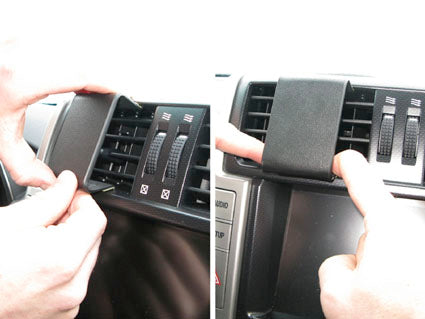 Brodit ProClip 854443 voor Toyota Prado 2010-2014, Toyota LandCruiser 150 2010-2014 en Toyota LandCruiser 2010-2014 - detail van dashboardmontage
