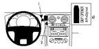 Brodit ProClip 854473 voor Isuzu Rodeo 2008-2012 en Isuzu D-Max 2008-2011 - productfoto zwarte ABS montagebasis