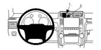 Brodit ProClip 854495 voor Lexus GX Series 2010-2021 - productfoto zwarte ABS montagebasis