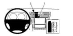 Brodit ProClip 854497 voor Lexus LS Series 2007-2012 - productfoto zwarte ABS montagebasis