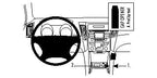Brodit ProClip 854503 voor Hyundai Sonata 2011-2014 - productfoto zwarte ABS montagebasis