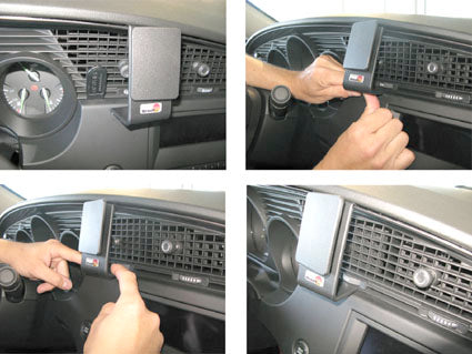 Brodit ProClip 854516 voor Saab 9-5 2011-2012 - detail van dashboardmontage