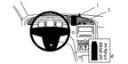 Brodit ProClip 854516 voor Saab 9-5 2011-2012 - productfoto zwarte ABS montagebasis