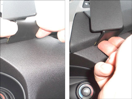 Brodit ProClip 854539 voor Ford Fiesta 2011-2017 - detail van dashboardmontage