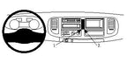 Brodit ProClip 854545 voor Hino 300-series 2008-2023 en Hino 200-series 2005-2022 - productfoto zwarte ABS montagebasis