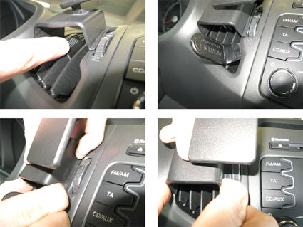 Brodit ProClip 854557 voor Kia Sportage 2011-2016 - detail van dashboardmontage